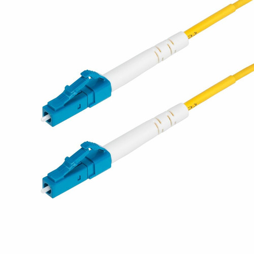 StarTech.com 5m (16.4ft) LC to LC (UPC) OS2 Single Mode Simplex Fiber Optic Cable, 9/125, 40G/100G, Low Insertion Loss, LSZH Jumper Cord