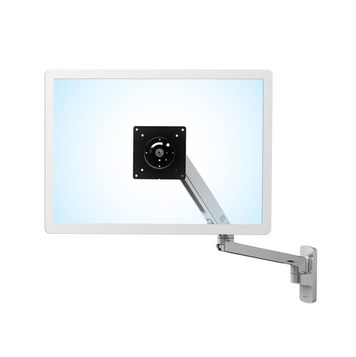 Ergotron MXV Wall Monitor Arm - Polished Aluminum