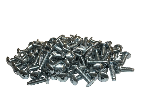 M5 Pilot Point Zinc Rack Screws - 100 Pack