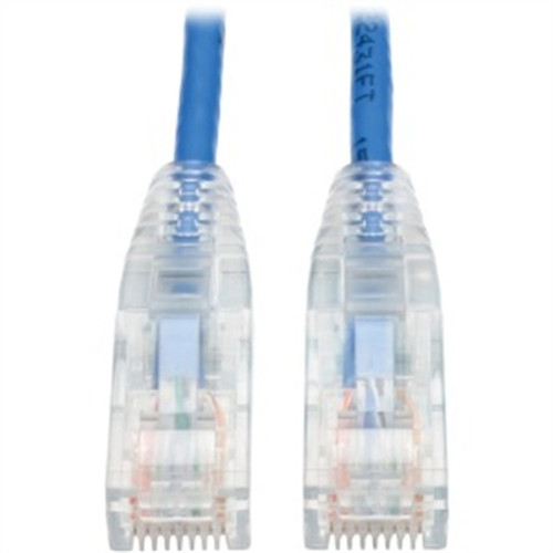 Cat6 Gigabit Snagless Molded Slim UTP Patch Cable RJ45 M/M BLUE 5'