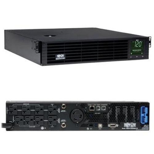 Tripp Lite UPS Smart 3000VA 2880W Rackmount AVR 120V Preinstalled WEBCARDLX Pure Sign Wave USB DB9 2URM