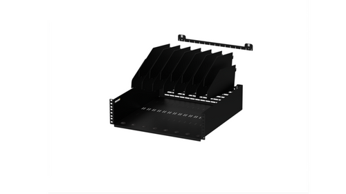 3U 18" Depth Rack Mountable Charging Shelf -16 Ports
