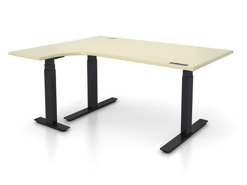 Adjustable Height Left 48"x60" Ergonomic Office Desk