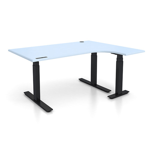 Adjustable Height 60"x48" Right Ergonomic Office Desk