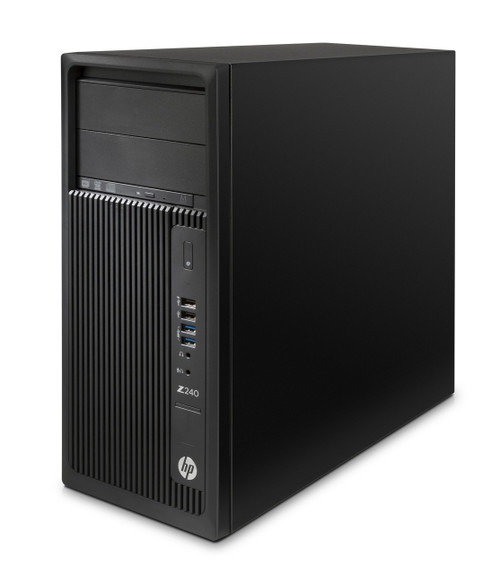 HP z240 W10P-64 i3 6100 3.7GHz 1TB SATA 4GB DVDRW NIC Intel HD Rfrbd TWR WS