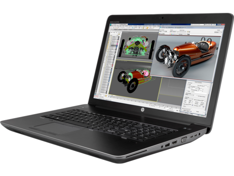 HP ZBook 17 G3 W10P-64 i7 6700HQ 2.6GHz 1TB 512GB SSD 16GB 17.3UHD WLAN BT BL FPR M3000M Cam Notebook PC