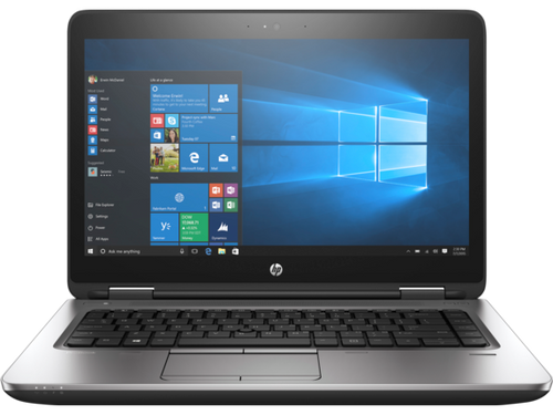 HP ProBook 640 G3 W10P-64 i3 7100U 2.4GHz 500GB SATA 8GB DVDRW 14.0HD WLAN BT HD 620 Cam Notebook PC