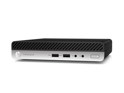 HP Business Desktop ProDesk 400 G4 Desktop Computer - Core i3 i3-8100T - 4 GB RAM - 500 GB HDD - Desktop Mini
