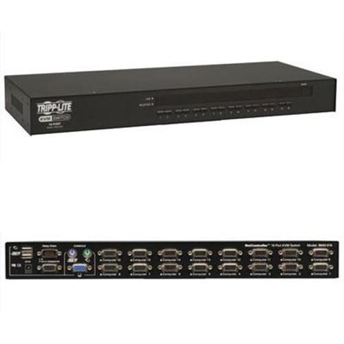 Tripp Lite 16-Port Rackmount USB / PS2 KVM Switch w/ On-Screen Display 1U