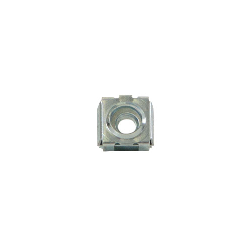 12-24 Zinc Cage Nuts - 100 Pack with Snap-in Design