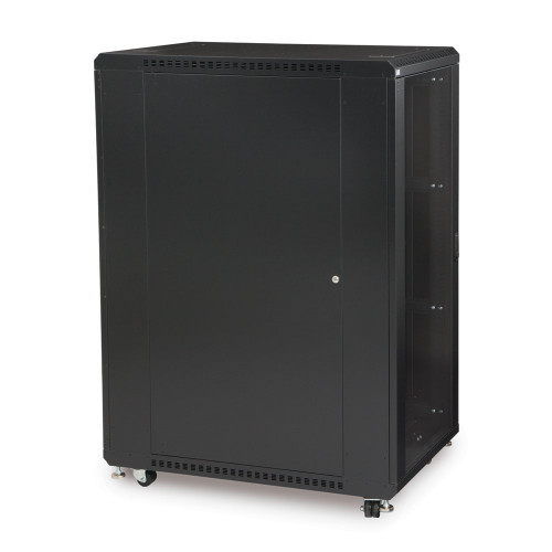 27U LINIER Server Cabinet - Glass Doors 36" Depth Easy Installation