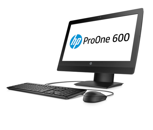 HP ProOne 600 G3 W10P-64 i3 6100 3.7GHz 500GB SATA 8GB(1x8GB) DDR4 2400 DVDRW 21.5HD No-Speakers Cam