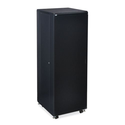 Kendall Howard 37U LINIER Server Cabinet - Solid Doors - 24" Depth 