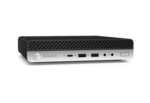 HP ProDesk 600 G4 W10P-64 i5 8500T 2.1GHz 256GB SSD 4GB(1x4GB) DDR4 2666 VGA Port Mini 