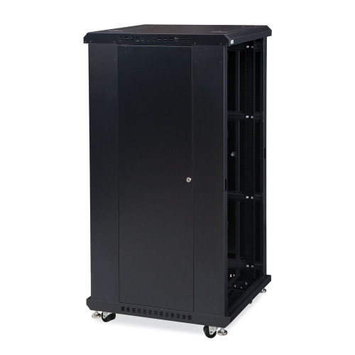 27U LINIER Open Frame Server Rack - No Doors - 24" Depth with Open Frame Design