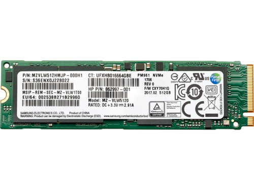 HP 512 GB Solid State Drive - SATA (SATA/600) - Internal - M.2