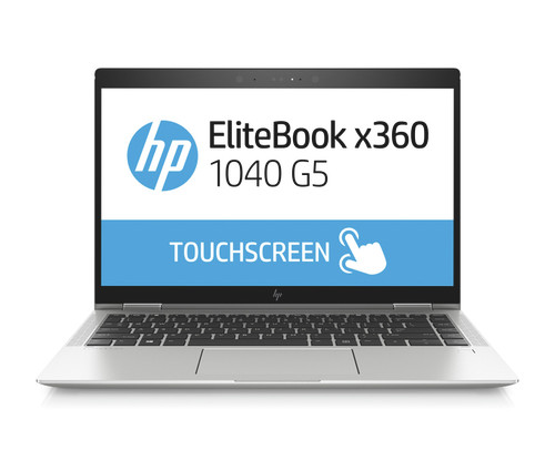 HP EliteBook 1040 x360 G5 W10P-64 i5 8250U 1.6GHz 256GB NVME 8GB 14.0FHD WLAN BT BL No-NFC Pen Cam