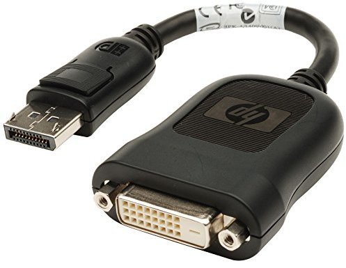HP DisplayPort to DVI-D Adapter - DisplayPort Male, DVI-D Female