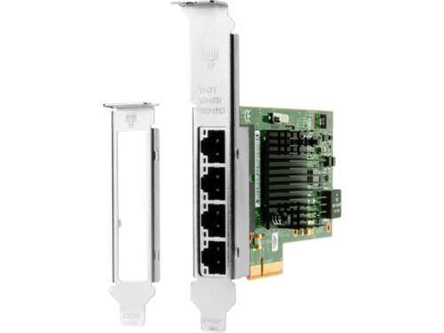 HP Intel I350-T4 Gigabit Ethernet Card - PCI Express 2.1 x4 - 4 Port(s) - 4 - Twisted Pair