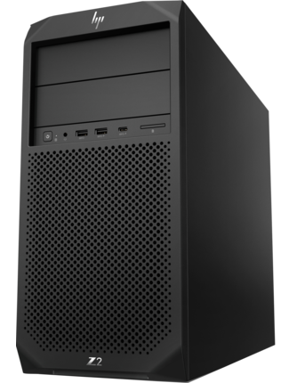 HP Z2 G4 W10P-64 X E-2176G 1TB SSD 32GB (2x16GB) ECC DDR4 2666 Nvd Qdr 5GB P2000 NIC WLAN BT ODD Card Reader Tower Workstation