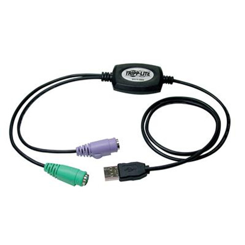 Tripp Lite Compact USB to PS/2 Keyboard/Mouse adapter PS/2 (F) to USB(M)