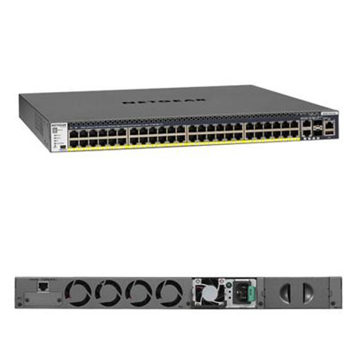 Netgear M4300 48x1G PoE+ Stackable Managed Switch with 2x10GBASE-T and 2xSFP+ (1;000W PSU)