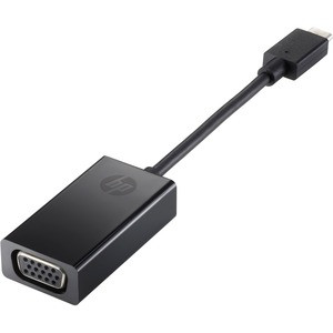 HP USB-C to VGA Adapter - USB/VGA Video Cable for Video Device, Projector, TV, Notebook, Tablet & Monitor