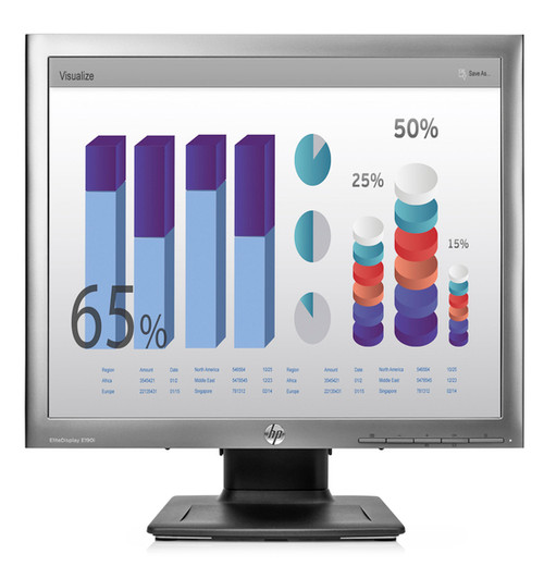 HP Elite E190i 19" SXGA LED LCD Monitor - 5:4 - Black - In-plane Switching (IPS) Technology - 1280 x 1024