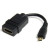 StarTech.com 5in High Speed HDMI® Adapter Cable - HDMI to HDMI Micro - F/M