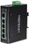 TRENDnet 5-Port Hardened Industrial Unmanaged Gigabit Switch; TI-PG50; 10/100/1000Mbps; DIN-Rail Switch; 4 x Gigabit PoE+ Ports; 1 x Gigabit Port; Gigabit Ethernet Network Switch; Lifetime Protection