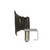 LAN Station LCD Monitor Mount with Black Powder Coated Finish