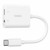 Belkin RockStar 3.5mm Audio + USB-C Charge Adapter