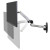 Ergotron LX Wall Monitor Arm - Polished Aluminum