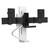 Ergotron TRACE™ Dual Monitor Mount - White