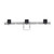 Ergotron HX Triple Monitor Bow Kit - Polished Aluminum