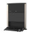 CareFit 24-inch Sit-Stand Enclosure, Matte Black