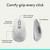 Logitech Signature Comfort M840 L Wireless Mouse, Bluetooth Mouse with Silent Clicks, SmartWheel, Customizable Buttons, Off-white