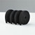  StarTech 4-pack 15ft (4.6m) Hook and Loop Roll, 0.5in Wide, Black, Cut-to-Size Reusable Cable Ties, Fastener Tape, Bulk Roll