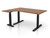 Adjustable Height L-Shaped Ergonomic Executive Office Desk - Left 48" x 72" L Shaped - Sit, Stand, Move! 