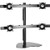 Chief KTP445B Widescreen Quad Monitor Table Stand