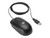HP 3-Button USB Laser Mouse - Laser - Cable - Black