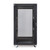 22U LINIER Server Cabinet - Glass/Vented Doors - 24" Depth Includes one locking tempered glass door 