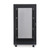 22U LINIER Server Cabinet - Solid & Vented Doors - 24" Depth with Locking Vented Door