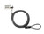 HP Essential Combination Lock - Black - Galvanized Steel - 4ft - For Notebook