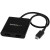 StarTech.com USB-C to HDMI Adapter - 4K - 2 Port MST Hub - Thunderbolt 3 Compatible - Multi Monitor Splitter