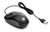 HP USB Travel Mouse - Cable - USB - 1000 dpi - Scroll Wheel - 2 Button(s) - Symmetrical