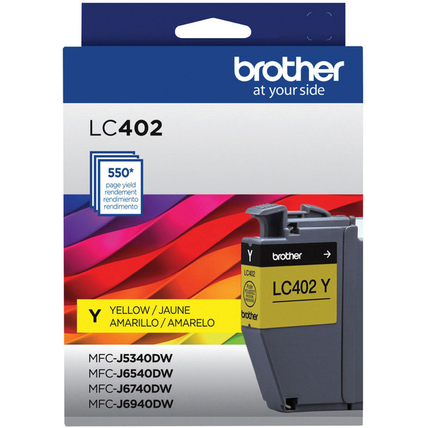 Brother LC402YS Original Inkjet Ink Cartridge - Yellow Pack
