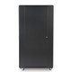 37U LINIER Server Cabinet - Glass/Vented Doors - 36" Depth Includes preinstalled casters and levelers
