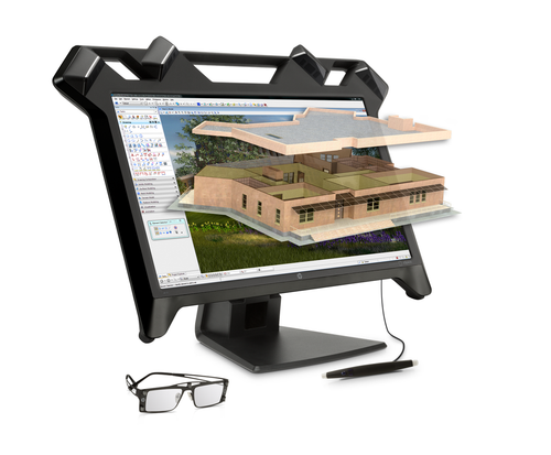 Fixed Display Virtual Reality HP Zvr Virtual Reality Display | Desktop Monitor