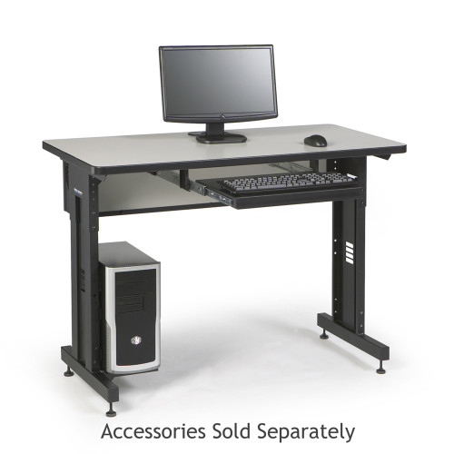 Folkstone Gray Computer Training Tables Universal Desk